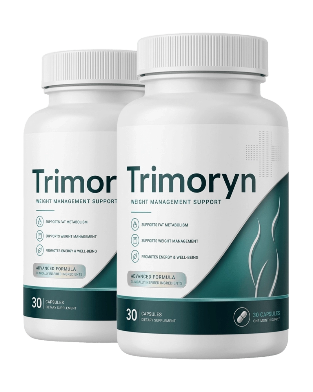 Two bottles of Trimoryn supplement